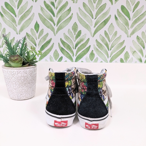 VANS Sk8-Hi High Fruit Skull sneakers women's 5.5/ men's 4 - Picture 8 of 12